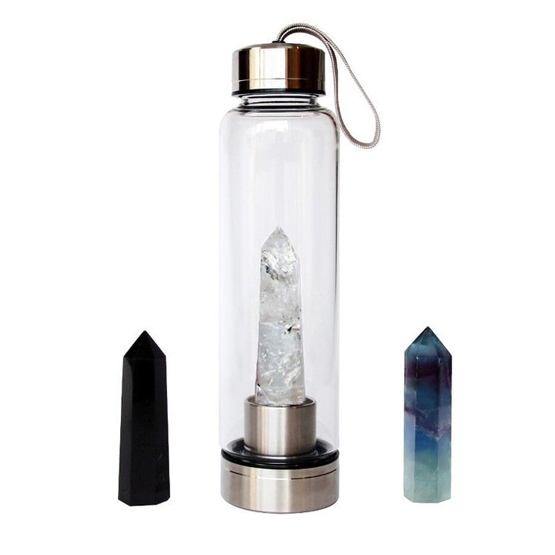 500ML Crystal Healing Bottle