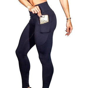 FitFlex Yoga Running Pants with Side Pocket