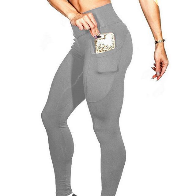 FitFlex Yoga Running Pants with Side Pocket