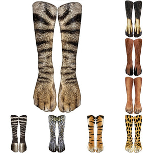 Cotton animal print socks