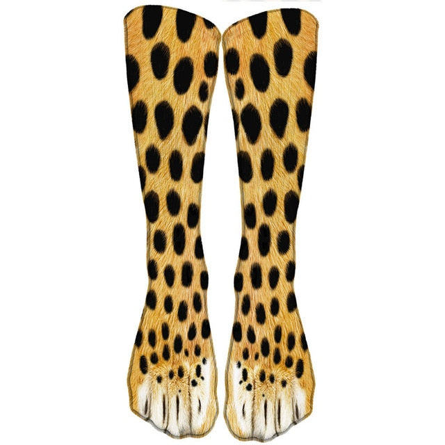 Cotton animal print socks