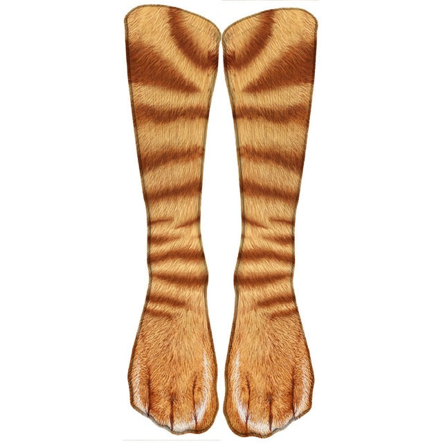 Cotton animal print socks