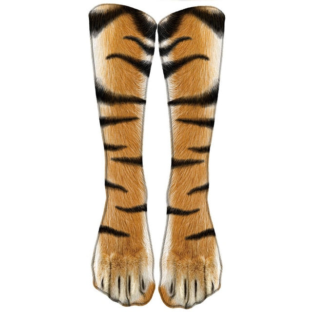 Cotton animal print socks