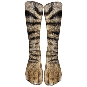 Cotton animal print socks