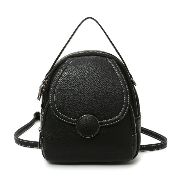 Super fashionable Leather Backpack Mini,Soft Touch&Multi-Function.