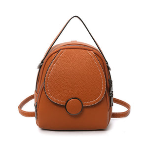 Super fashionable Leather Backpack Mini,Soft Touch&Multi-Function.